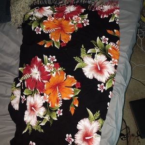 Swim - Flower Hawaiian beach cover up Swim - Flower Hawaiian beach cover up